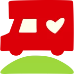 Hand drawn icon of traveling truck